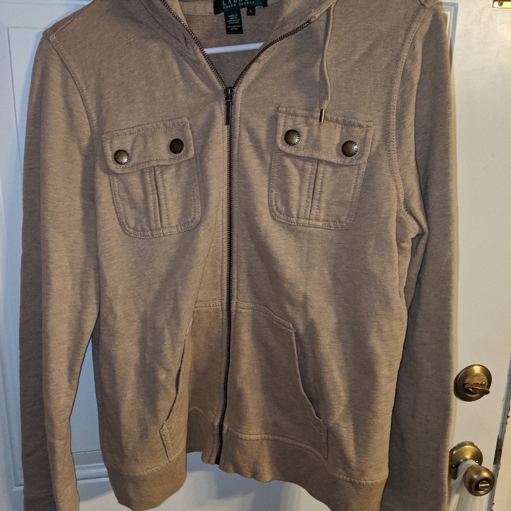 Ralph Lauren Macys Stretch Cotton Full-zip Jacket